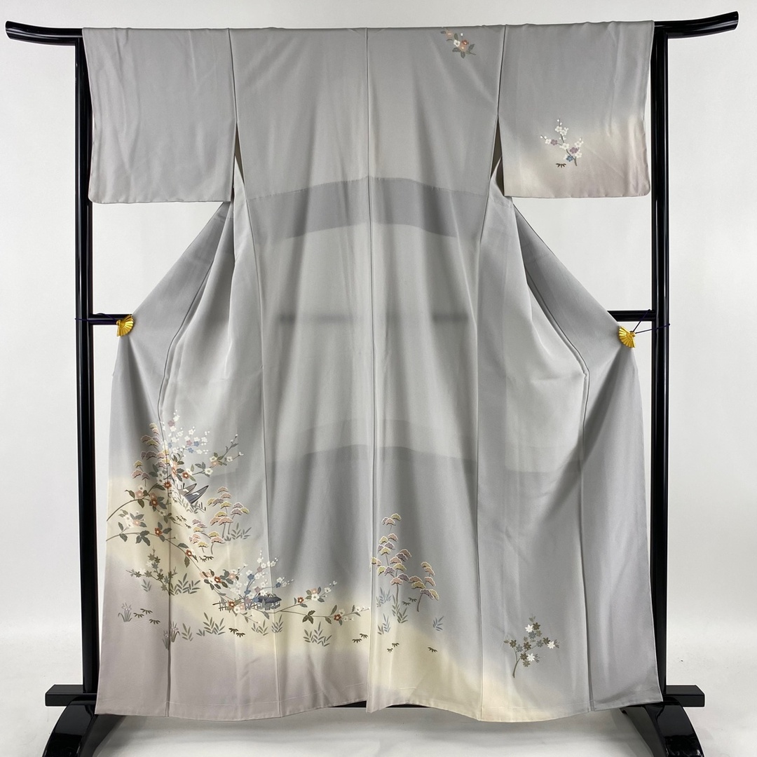 訪問着 美品 秀品 身丈160cm 裄丈65cm 正絹 【中古】 | フリマアプリ ラクマ