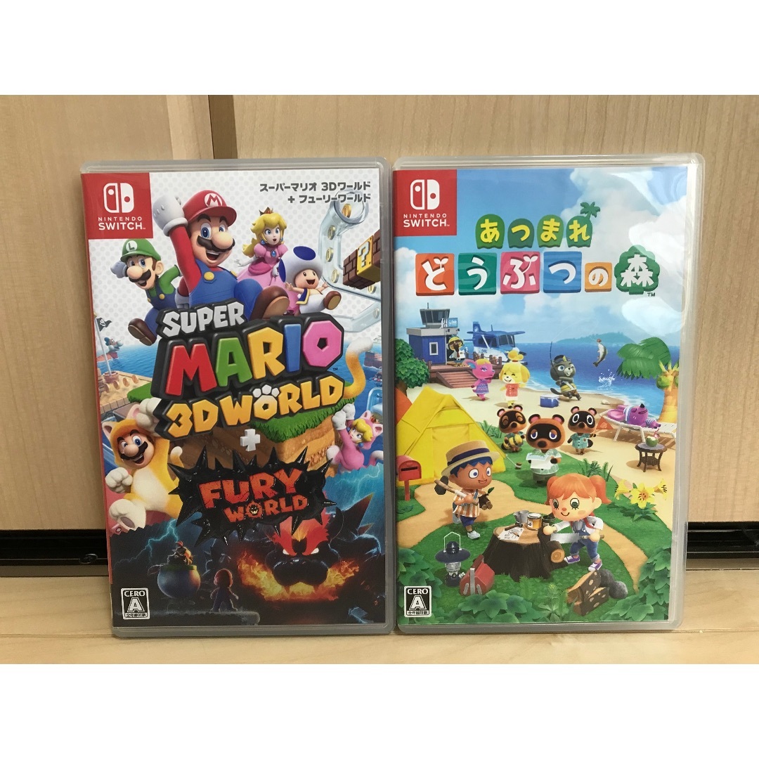 Nintendo Switch - ✨ スーパーマリオ 3Dワールド ＋ あつまれどうぶつの森セット✨即日発送可
