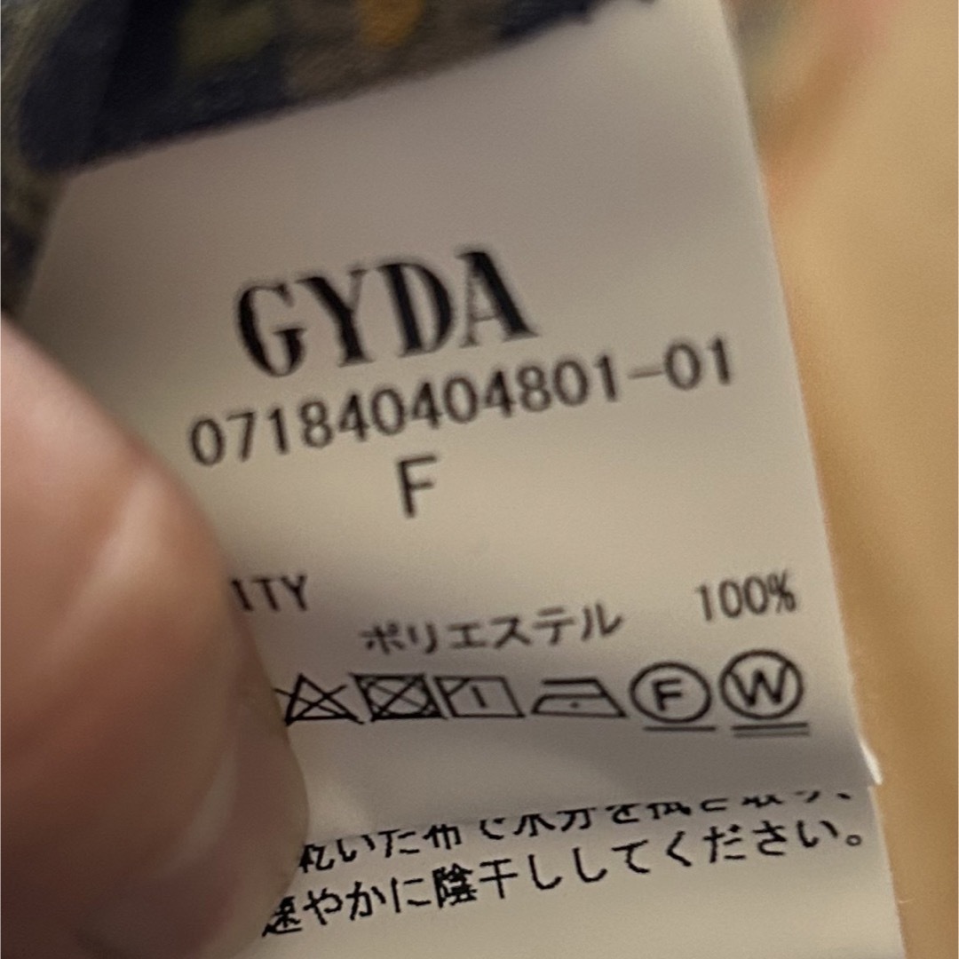 GYDA(ジェイダ)のGYDA ペイズリーショートフードパーカー ドルマンスリーブ レディースのトップス(パーカー)の商品写真