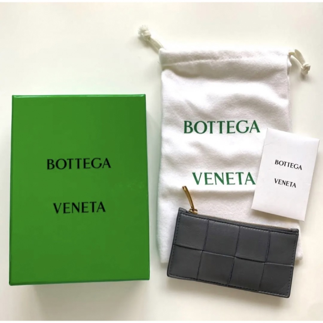 Bottega Veneta(ボッテガヴェネタ)ののん様専用 ボッテガ　マキシイントレチャート　小銭入れ　グレー メンズのファッション小物(コインケース/小銭入れ)の商品写真