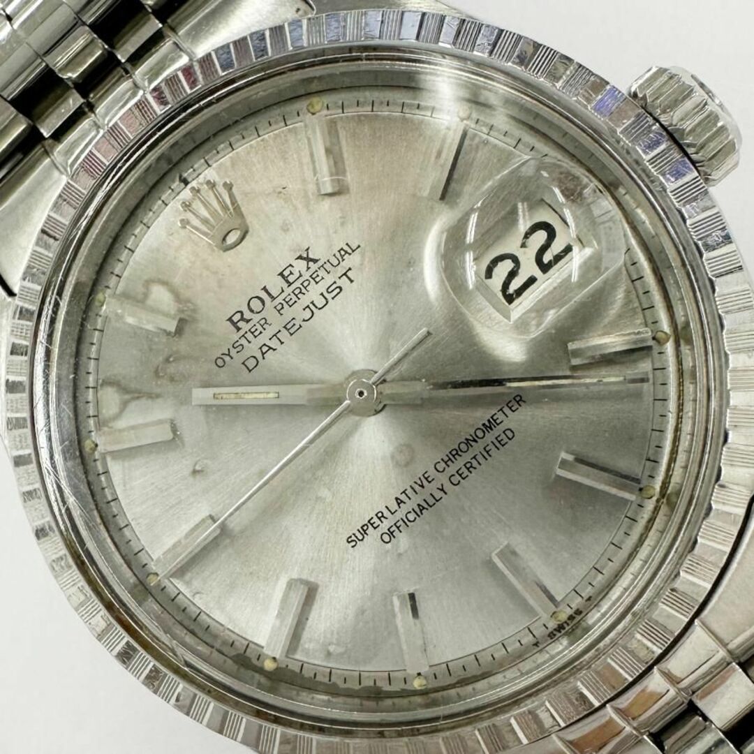 ROLEX ロレックス 1601-3 Date Just デイトジャスト 36 グレー 1968年 自動巻き J52982