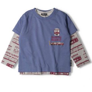 クレードスコープ(kladskap)の【新品未使用】阪急電車プリントTシャツ2枚セット　90cm(Tシャツ/カットソー)