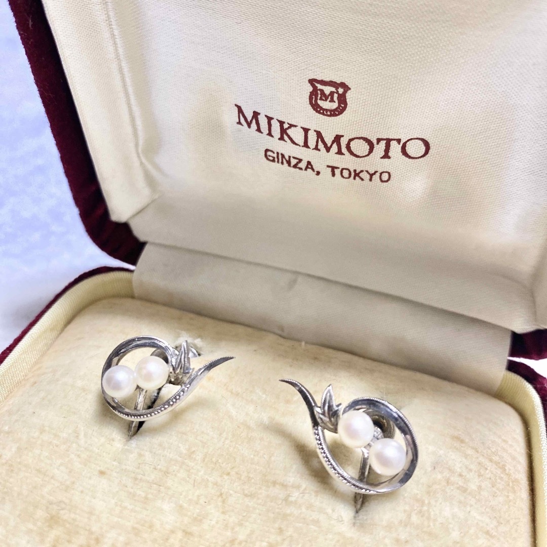 MIKIMOTO(ミキモト)のMIKIMOTO silver925 本真珠イヤリング　パール レディースのアクセサリー(イヤリング)の商品写真
