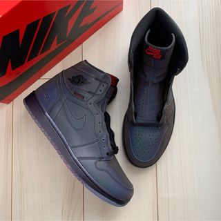 NIKE AIR JORDAN1 FEALESS 28.0 パテントレザー