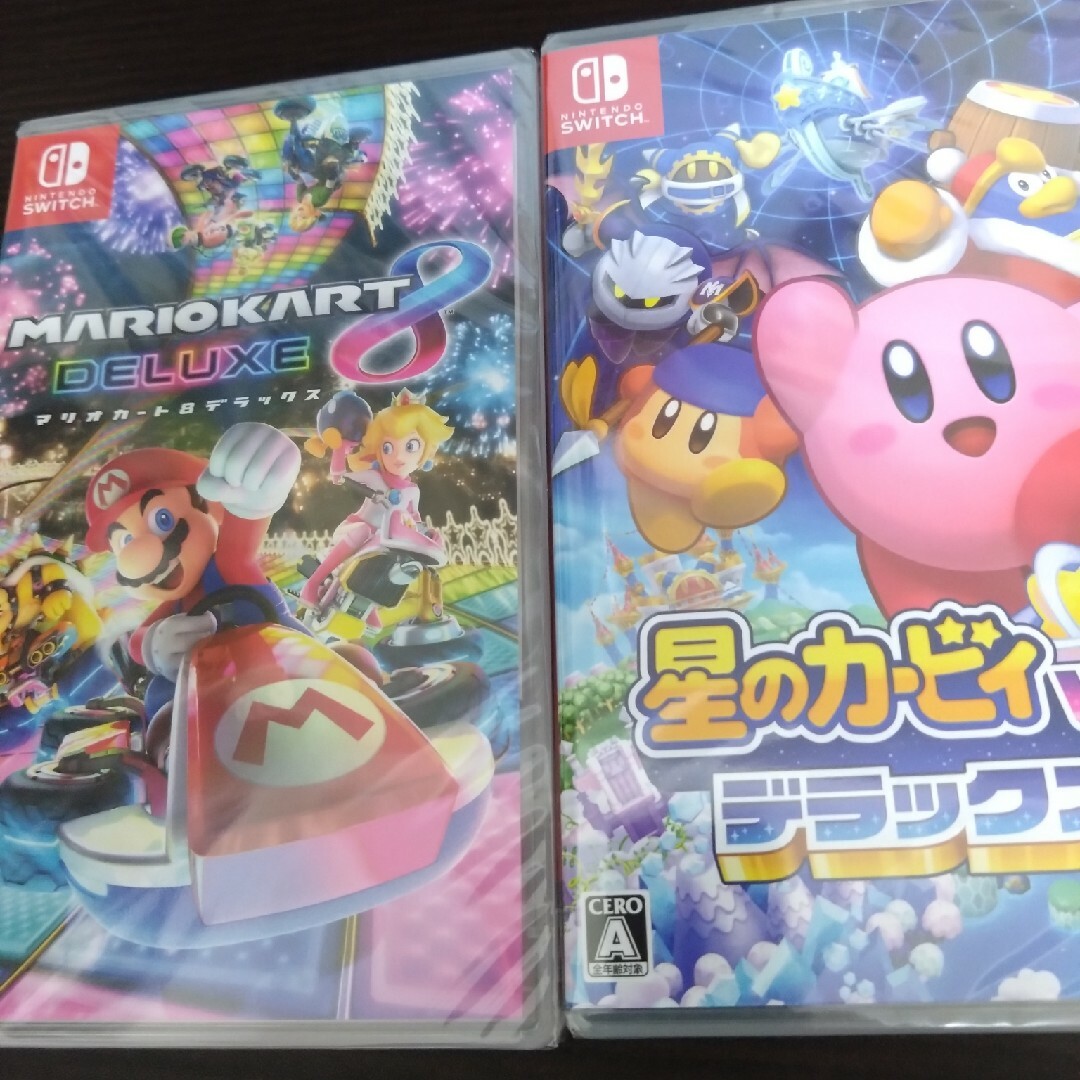 ≪2枚セット≫ネコポス新品未開封 Switch 星のカービィ wii デラックス