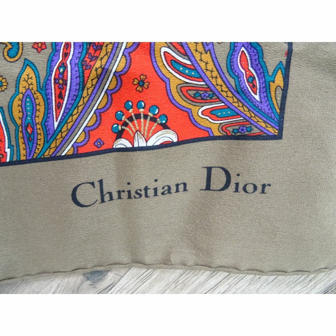 Christian Dior(クリスチャンディオール)のK大005/ DIOR スカーフ 総柄 ストール マルチカラー  レディースのファッション小物(バンダナ/スカーフ)の商品写真