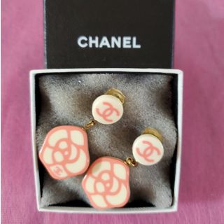 シャネル(CHANEL)の✨美品✨CHANEL シャネル ヴィンテージ イヤリング カメリア ココマーク(イヤリング)