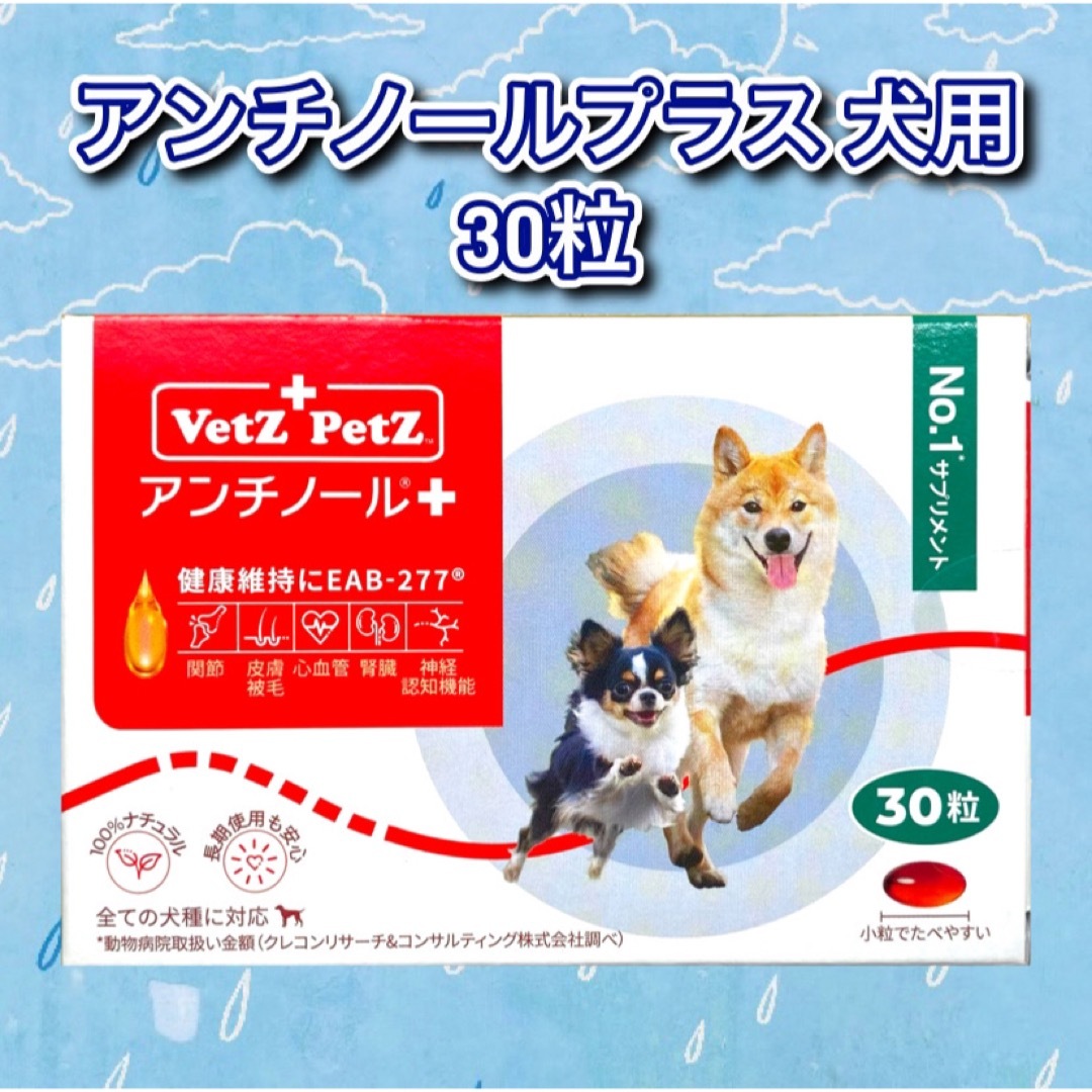 Vetz Petz アンチノール プラス 犬用 30粒×1箱の通販 by I｜ラクマ