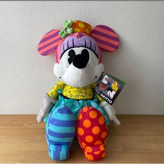 ディズニー(Disney)の【希少】☆新品タグ付き ディズニー Britto ミニー　ぬいぐるみ　ハロウィン(キャラクターグッズ)