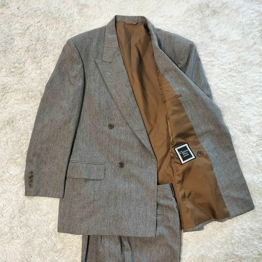 極美品クリスチャン ディオール セットアップ ダブル XL