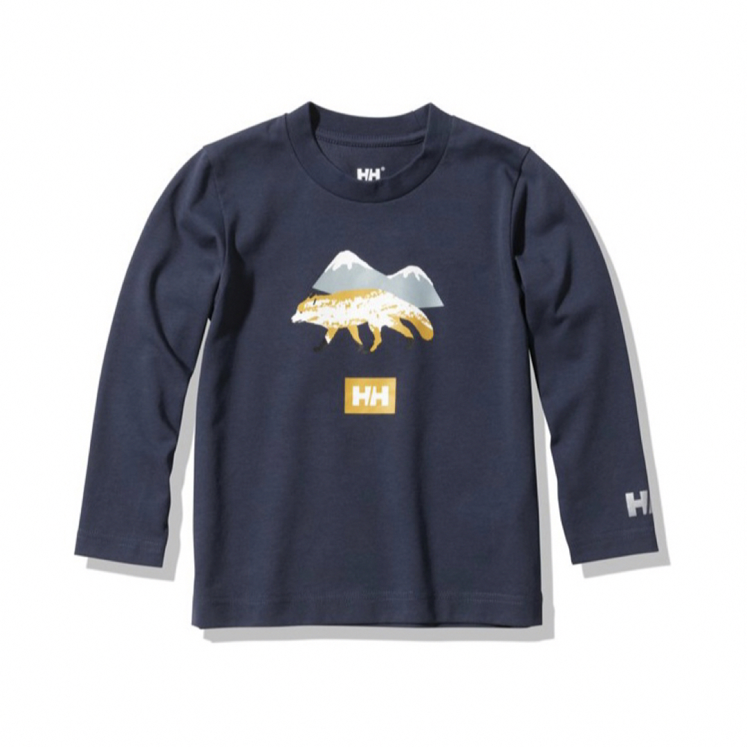 HELLY HANSEN(ヘリーハンセン)の未使用ヘリーハンセン長袖Tシャツ120cm男の子ロンT キッズ/ベビー/マタニティのキッズ服男の子用(90cm~)(Tシャツ/カットソー)の商品写真