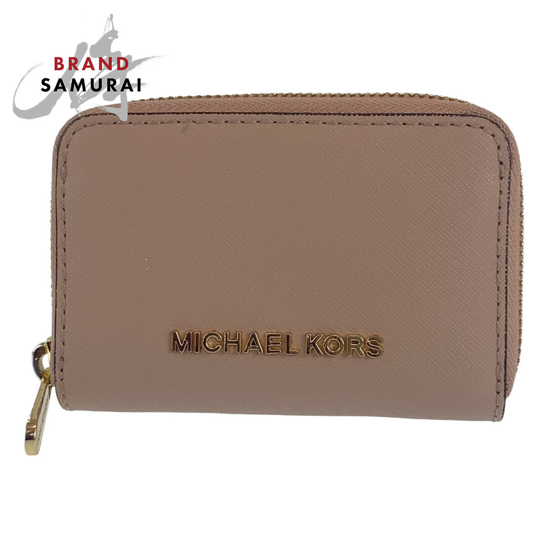 Michael Kors(マイケルコース)のMichael Kors マイケルコース ピンク ゴールド金具 PVC コインケース 小銭入れ レディース 403705 【中古】 レディースのファッション小物(コインケース)の商品写真