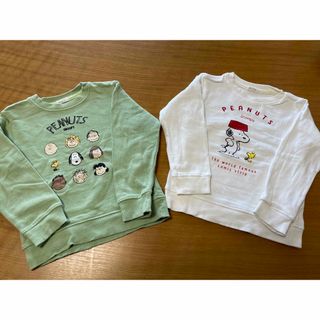 ピーナッツ(PEANUTS)の110サイズ トレーナー 2枚セット(Tシャツ/カットソー)