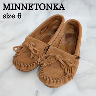 ミネトンカ(Minnetonka)の美品✨MINNETONKA ミネトンカ♡モカシン ブラウン 6/23cm(スリッポン/モカシン)