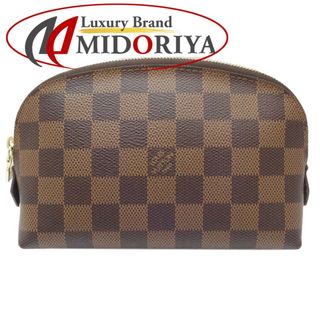 ルイヴィトン(LOUIS VUITTON)のLOUIS VUITTON ルイヴィトン ダミエ ポシェット・コスメティックPM N47516 化粧ポーチ エベヌ/083936【中古】(ポーチ)