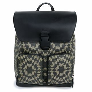 グッチ(Gucci)のグッチ カレイド バックパック リュック デイパック PVCコーティングキャンバス レザー GGカレイド ブラック ベージュ 黒 シルバー金具 406369 GUCCI（未使用　展示品）(バッグパック/リュック)