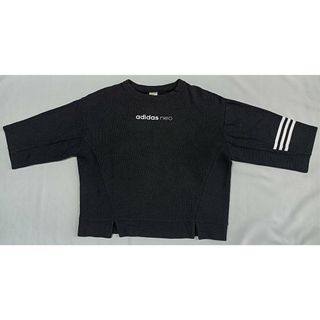 アディダス(adidas)の・古着　レディース　adidas neo 七部袖・丈　Tシャツ　Mサイズ(Tシャツ(長袖/七分))