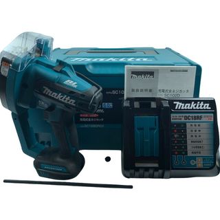 マキタ(Makita)のκκMAKITA マキタ 工具 電動工具 全ネジカッタ 程度A 充電器・ケース付 コードレス式 18v 46097 美品 SC102D グリーン(その他)