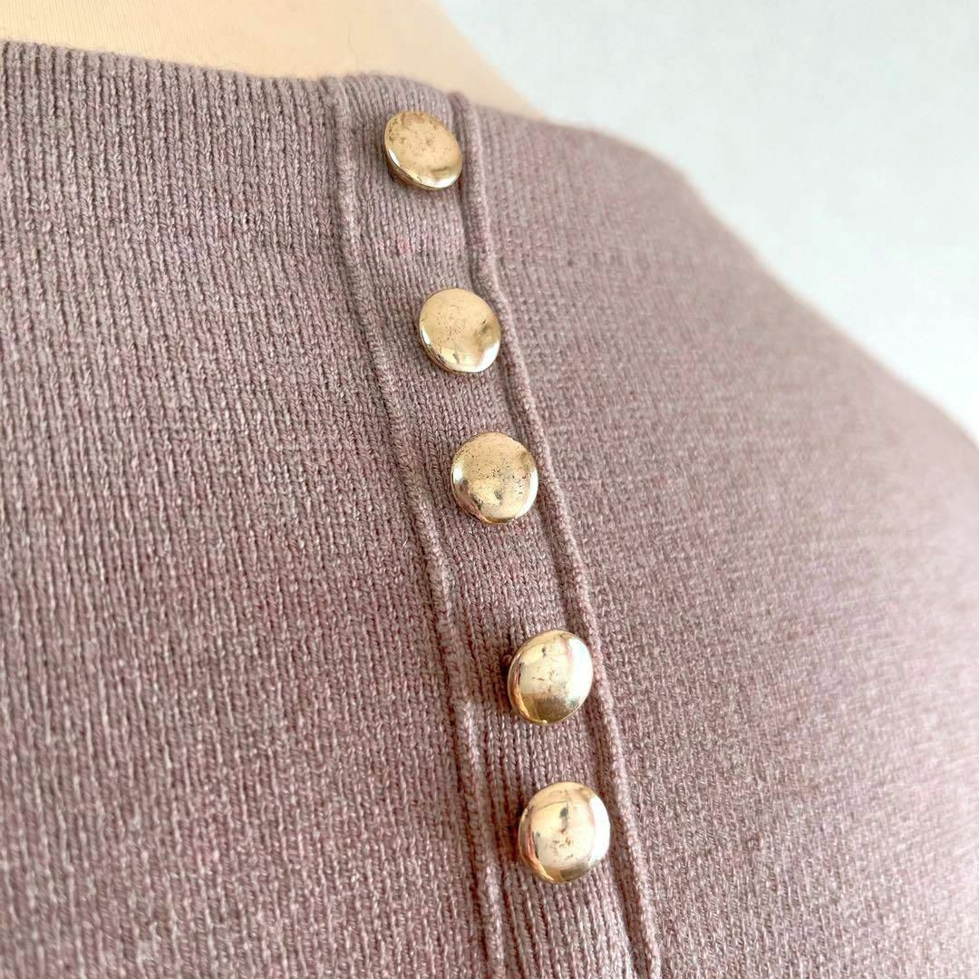 美品✨JUSGLITTY ジャスグリッティー 異素材ドッキングワンピース 1 6