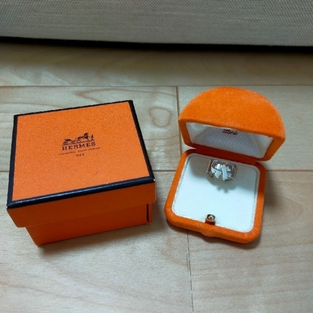 HERMES リング リボンデザイン HERMES リング リボンデザイン