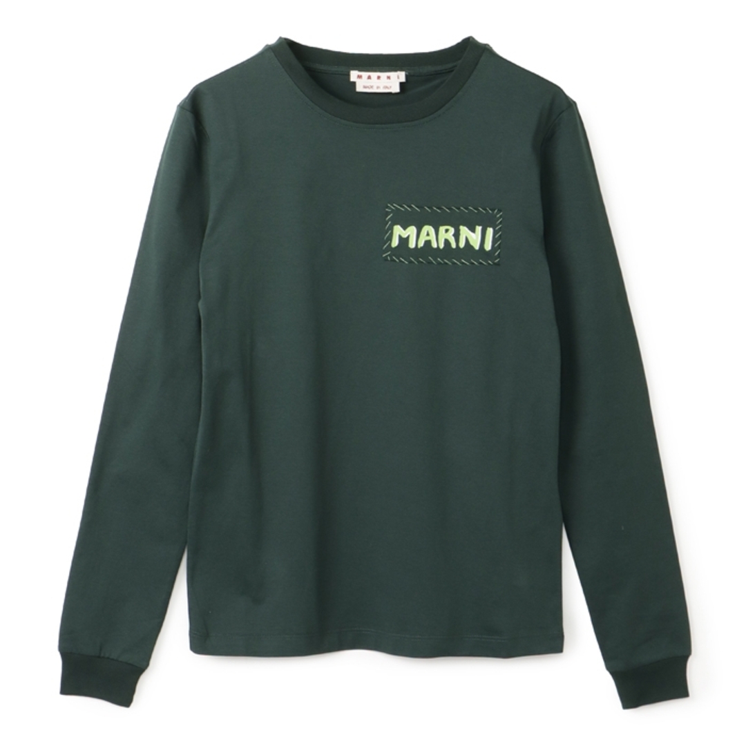 Marni - マルニ MARNI Tシャツ 長袖 ロゴ レギュラーフィット ...