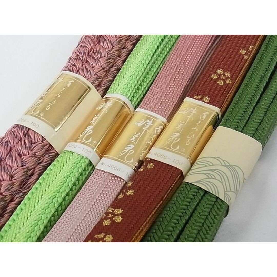 平和屋-こころ店□和装小物 上質な帯締め10本セット 伊賀組紐 高麗組