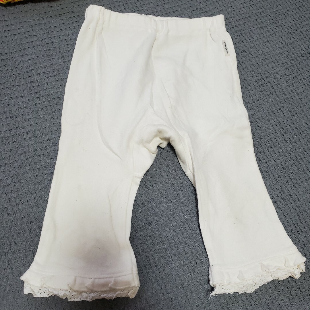 COMME CA ISM(コムサイズム)のﾍﾞﾋﾞｰ80👶コムサデイズム 白パンツ キッズ/ベビー/マタニティのベビー服(~85cm)(パンツ)の商品写真
