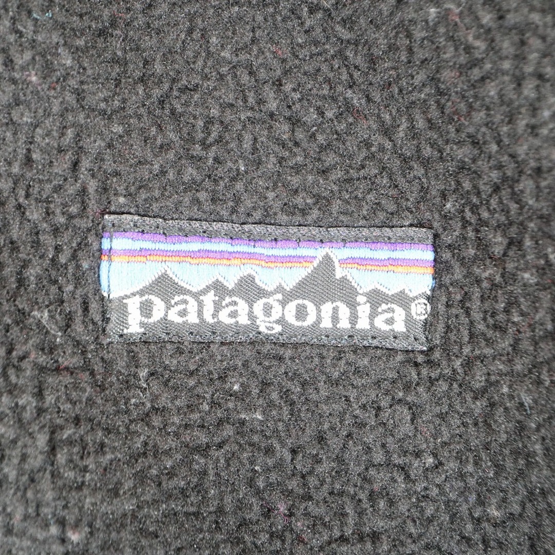 patagonia(パタゴニア)のSALE///// 80年代 USA製 patagonia パタゴニア ハーフジップ フリースプルオーバー アウトドア 防寒 ブラック (レディース 10) O7356 レディースのジャケット/アウター(その他)の商品写真