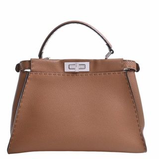 フェンディ(FENDI)の【中古】FENDI フェンディ セレリア レザー ピーカブー レギュラー 2WAY ハンドバッグ 8BN290 ブラウン by(その他)