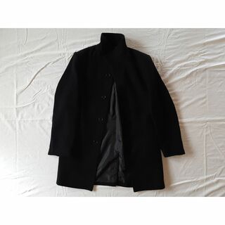 エイチアンドエム　パデットステンカラーコート XL ブラック 中綿 美品