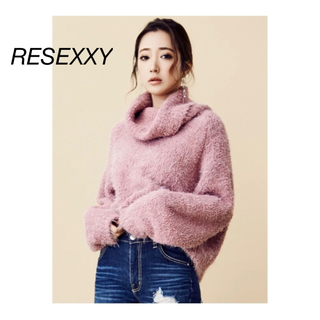 リゼクシー(RESEXXY)の⭐︎RESEXXY⭐︎シャギーモールタートルプルオーバー(ニット/セーター)