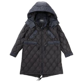 マッカージュ(Mackage)のマッカージュ MACKAGE レディース ダウン KULA キルティングジャケット ロング丈 フーデッドコート 2023年秋冬新作 KULA 0001 0001(ナイロンジャケット)