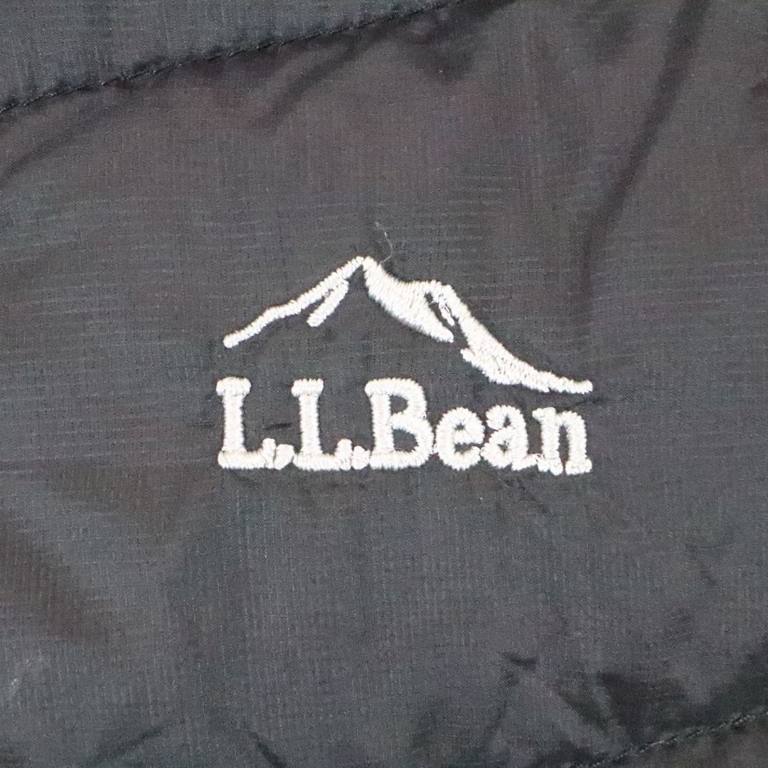 L.L.Bean(エルエルビーン)のSALE///// L.L.Bean エルエルビーン ダウンジャケット パーカー 刺繍  アウトドア アウター 防寒 ブラック (ユース L) O7387 キッズ/ベビー/マタニティのキッズ服男の子用(90cm~)(ジャケット/上着)の商品写真