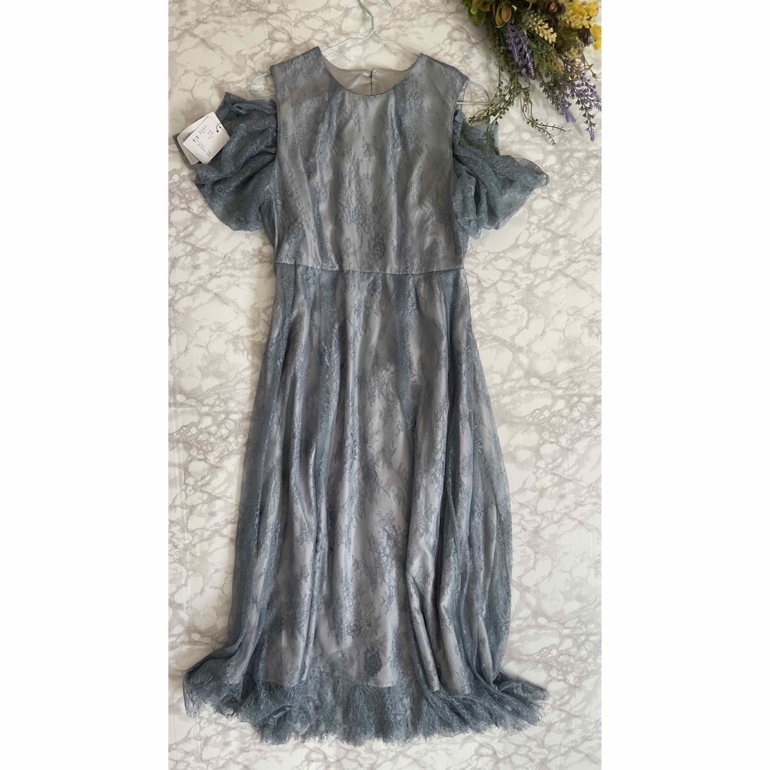 Dorry Doll/ Luxe brille(ドリードールリュクスブリエ)のniana 2wayスリーブレースドレス　ワンピース レディースのフォーマル/ドレス(ロングドレス)の商品写真
