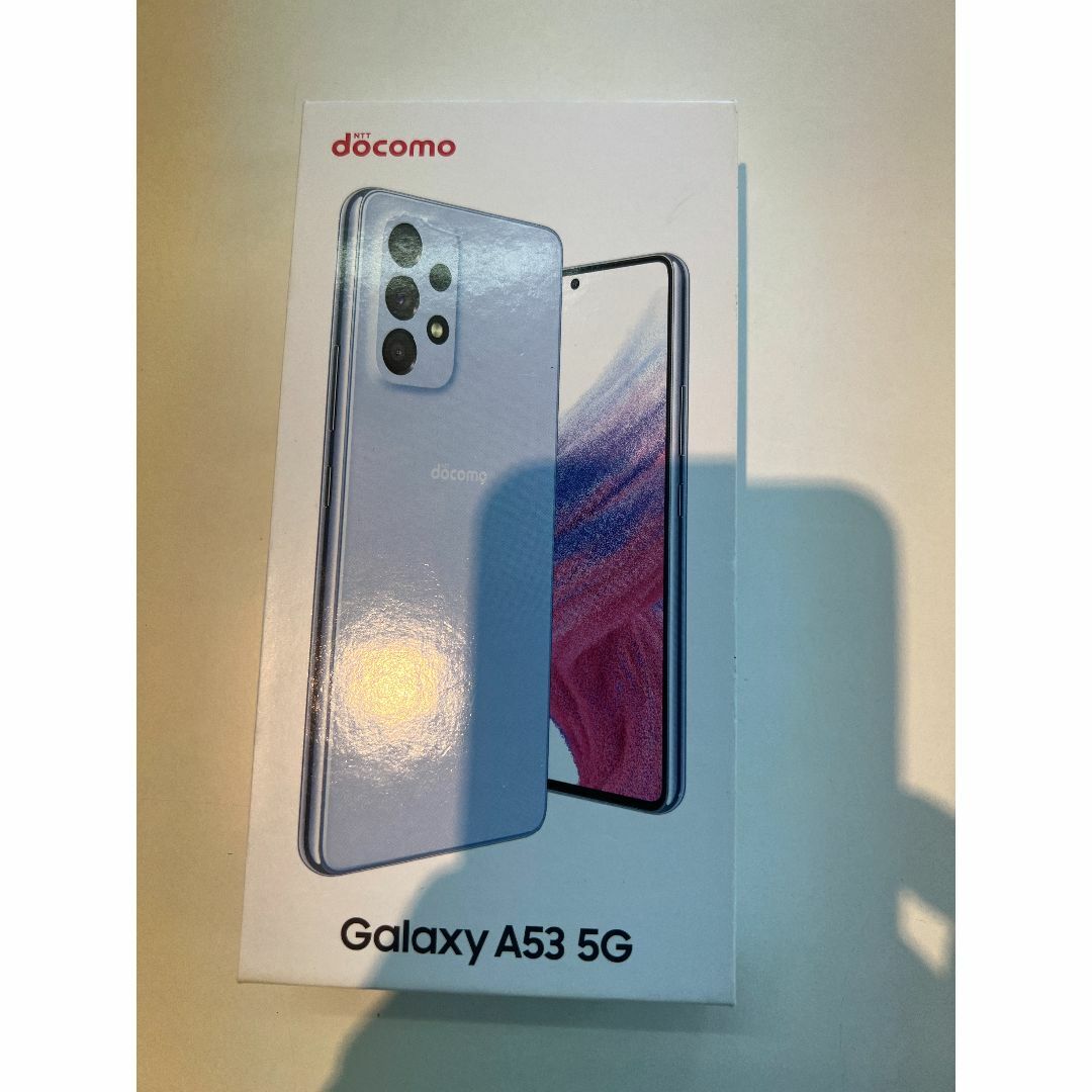 極美品 SIMフリー Galaxy A53 5G ブルー SC-53C