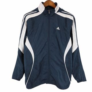 アディダス(adidas)のSALE// adidas アディダス ウィンドブレーカージャケット スポーツ ワンポイントロゴ ネイビー (メンズ S) O7441(その他)