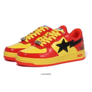 アベイシングエイプ(A BATHING APE)の28 BAPE MARVEL IRON MAN STA 1I73-191-902(スニーカー)