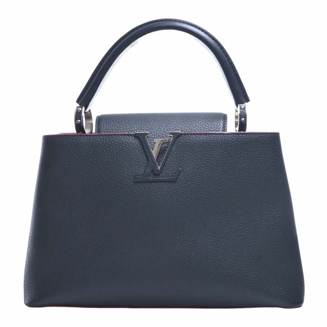 LOUIS VUITTON ルイヴィトン トリヨン カプシーヌPM 2WAY ハンドバッグ M42245 ネイビー/ボルドー by