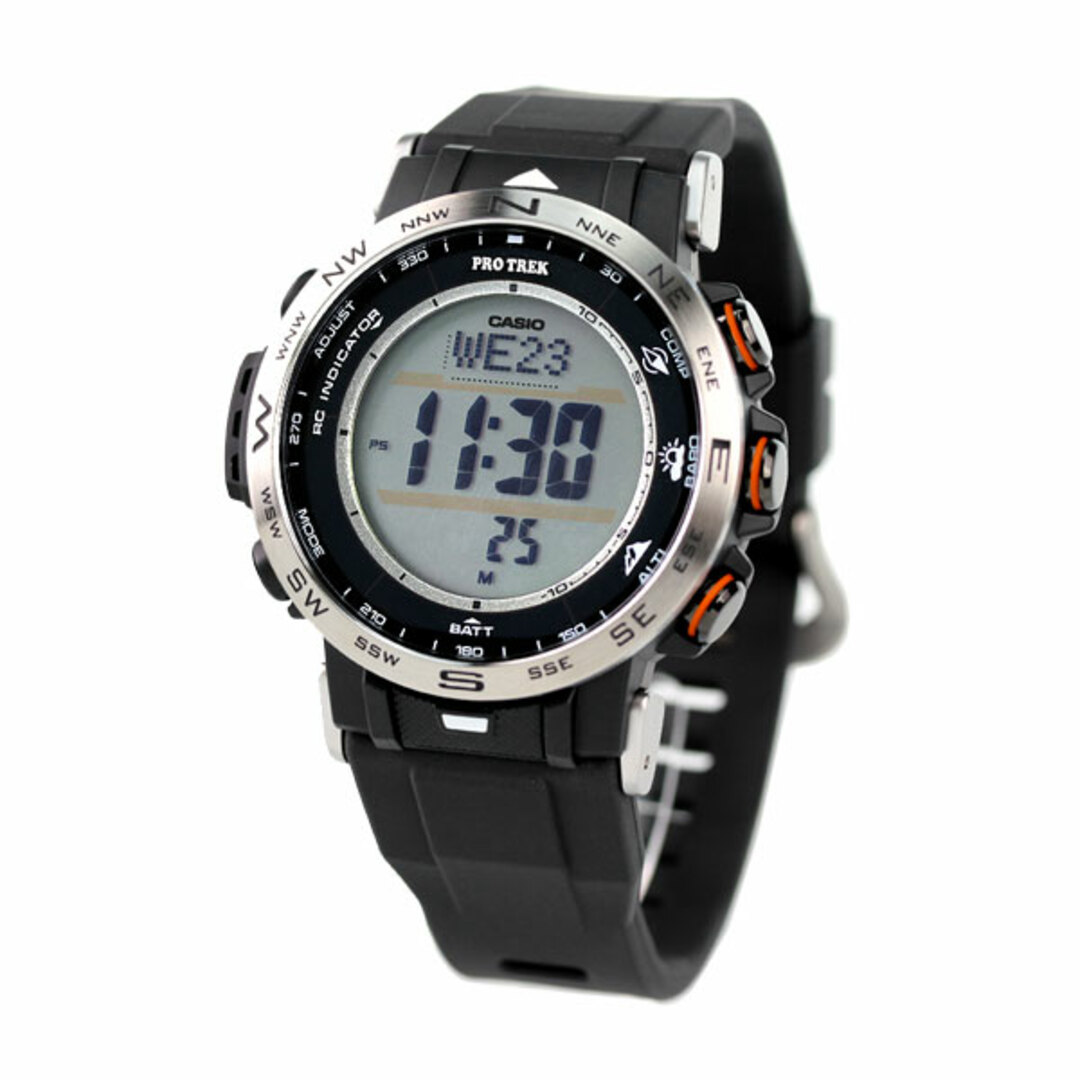 CASIO(カシオ)の【新品】カシオ CASIO PRO TREK 腕時計 メンズ PRW-30-1AJF プロトレック クライマーライン PRW-30 シリーズ 電波ソーラー 液晶xブラック デジタル表示 メンズの時計(腕時計(アナログ))の商品写真