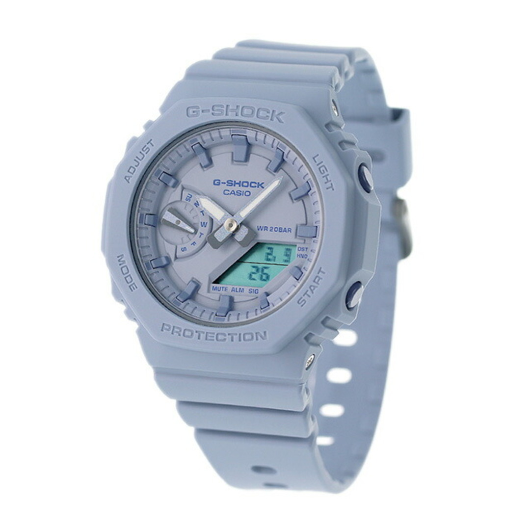 カシオ CASIO G-SHOCK 腕時計 ユニセックス GMA-S2100BA-2A2DR Gショック クオーツ ライトブルーxライトブルー アナデジ表示