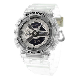 カシオ(CASIO)の【新品】カシオ CASIO G-SHOCK 腕時計 ユニセックス GMA-S114RX-7ADR Gショック クオーツ ブラック/シルバーxスケルトン アナデジ表示(腕時計)