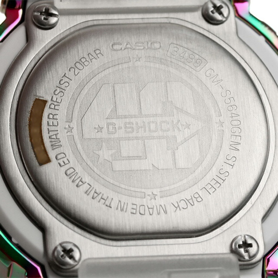 カシオ CASIO G-SHOCK 腕時計 ユニセックス GM-S5640GEM-7DR Gショック クオーツ 液晶xスケルトン デジタル表示