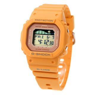 カシオ(CASIO)の【新品】カシオ CASIO G-SHOCK 腕時計 ユニセックス GLX-S5600-4DR Gショック クオーツ 液晶xオレンジ デジタル表示(腕時計)