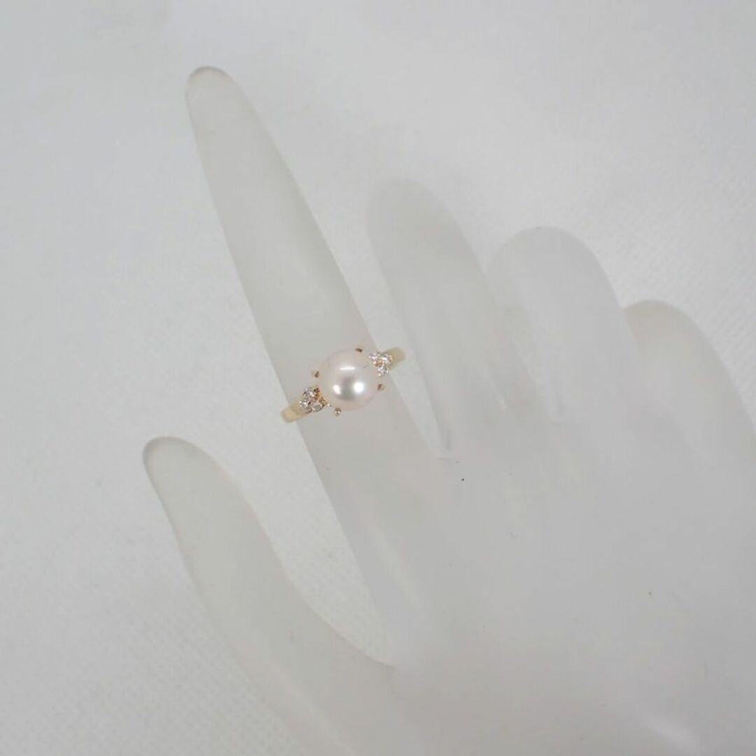 TASAKI(タサキ)のタサキ アコヤ真珠（パール）ダイヤモンド リング 5号[g163-44] レディースのアクセサリー(リング(指輪))の商品写真