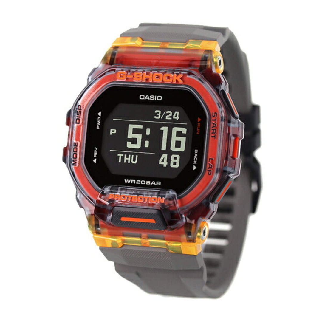 カシオ CASIO G-SHOCK 腕時計 メンズ GBD-200SM-1A5DR Gショック G-スクワッド GBD-200 シリーズ クオーツ ブラックxグレー デジタル表示