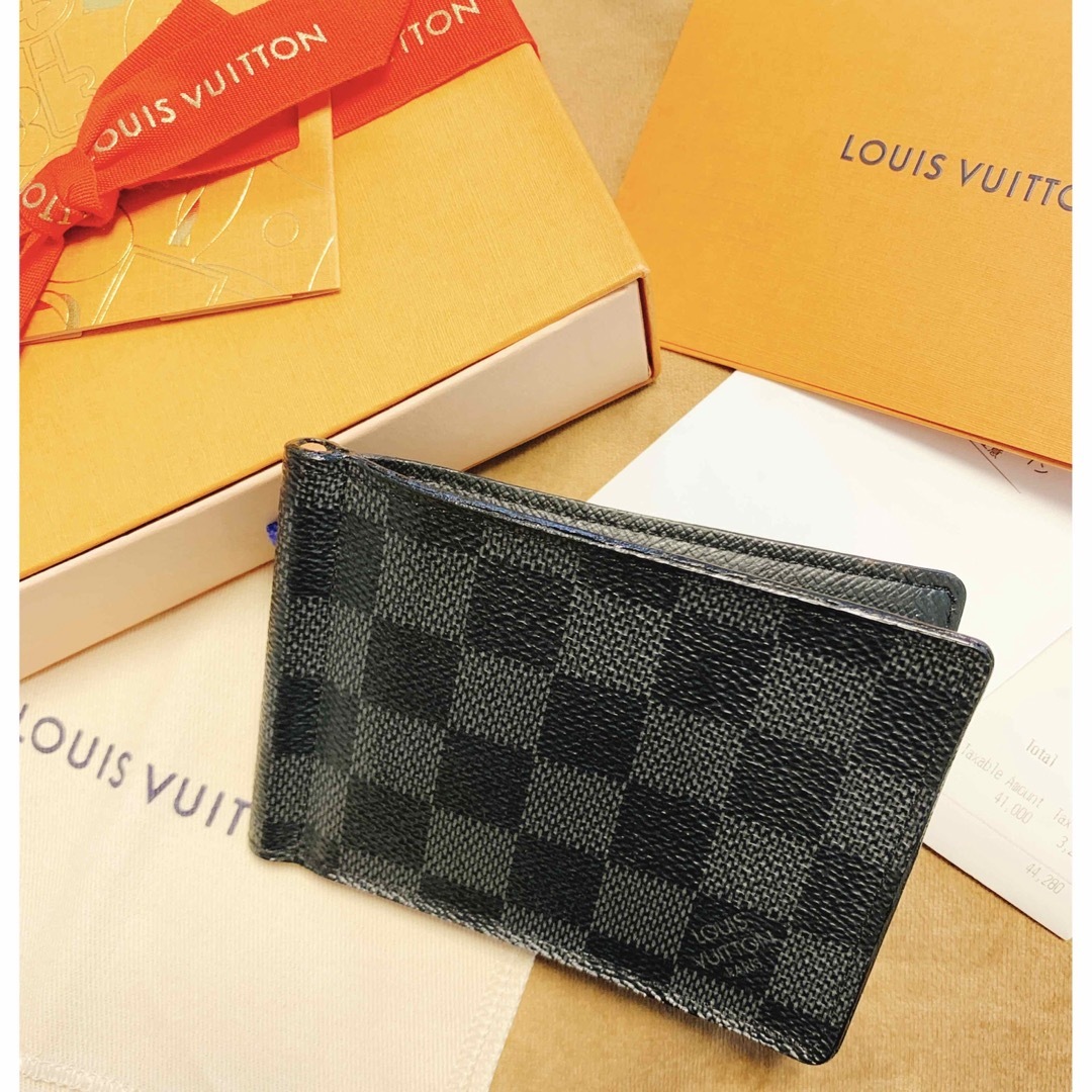 直売大セール LOUIS VUITTON ルイ ヴィトン マネークリップ ダミエ