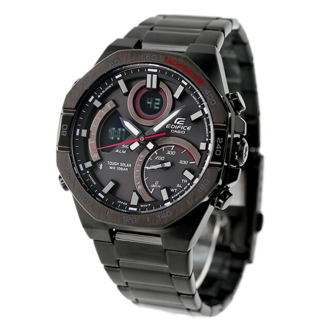 【新品】カシオ CASIO EDIFICE 腕時計 メンズ ECB-950DC-1ADR エディフィス ECB-900シリーズ ソーラー ブラックxブラック アナデジ表示