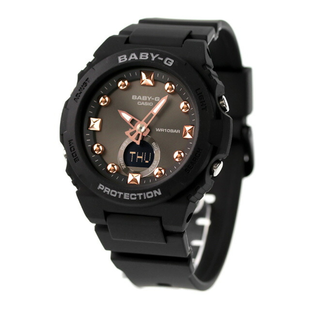 カシオ CASIO Baby-G 腕時計 レディース BGA-320-1ADR ベビーG クオーツ ダークブラウンxブラック アナデジ表示
