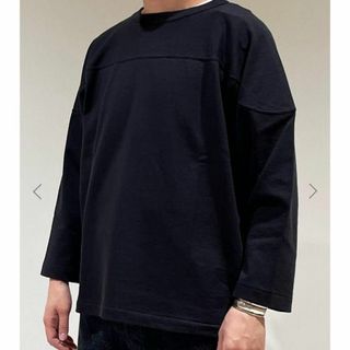outil バスクシャツ ネイビー ホワイト ボートネック Needles