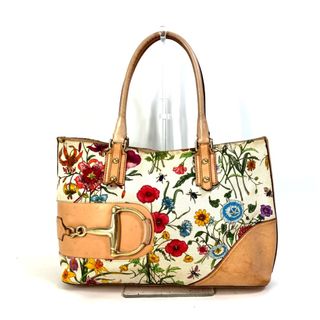 グッチ(Gucci)のグッチ GUCCI フローラ 花柄 フラワー 137385 肩掛け ショルダーバッグ キャンバス/レザー マルチカラー(ショルダーバッグ)